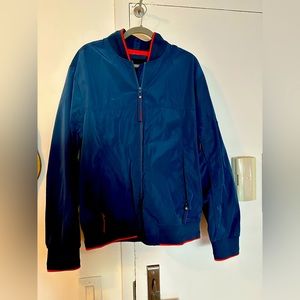 Blue and Orange Marc by Marc Jacobs Bomber Jacket